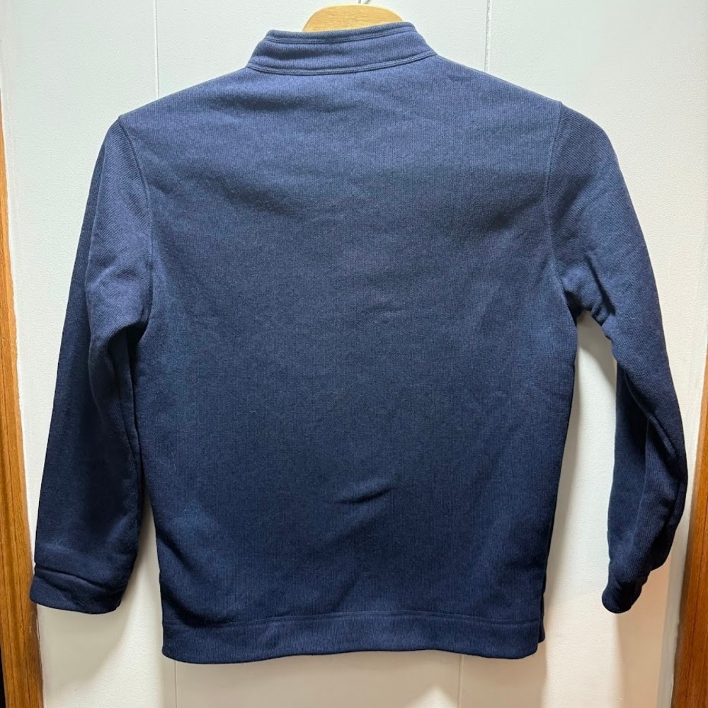 Peter Millar Mens Size XXL Navy Blue 1/4 Zip Polyester Fleece Pullover Sweater - Picture 7 of 7